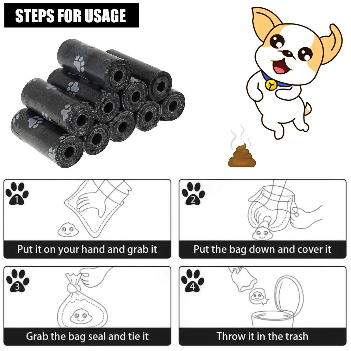 Pet Dog Poop Bags