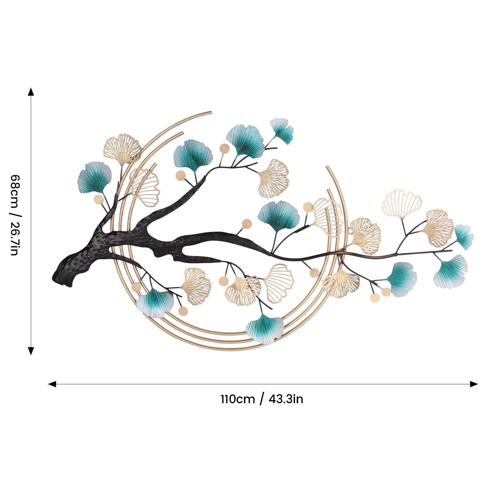 3D Ginkgo Tree Wall Decor
