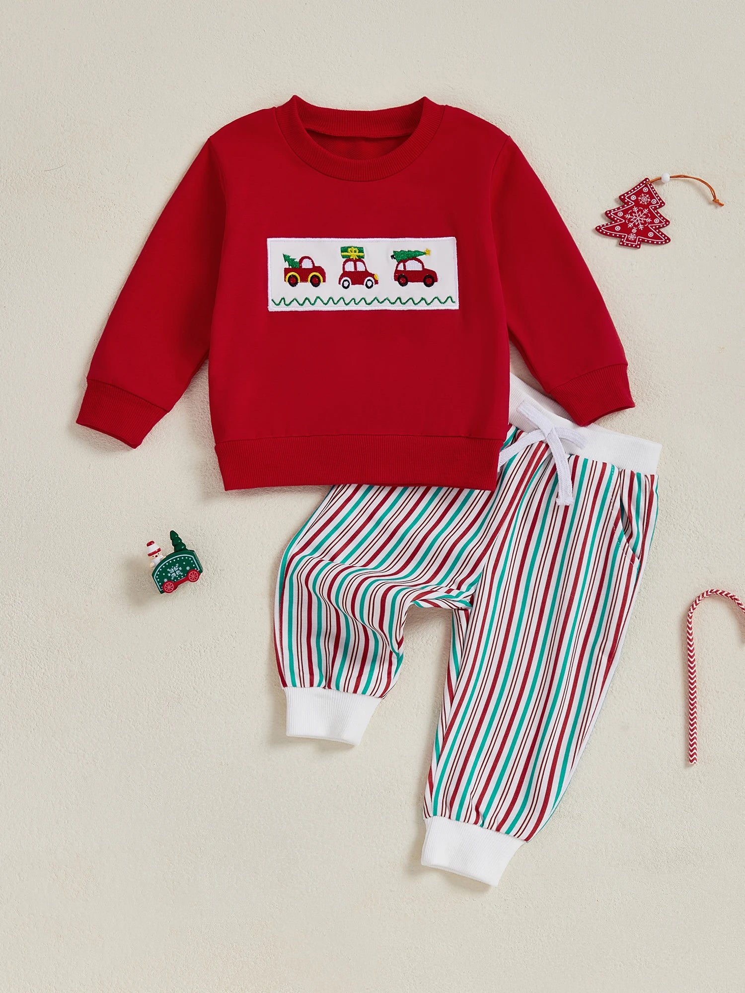 Cute Baby Outfit Adorable Bear Print Hoodie with Cozy Joggers Set for Infant Boys and Girls Winter Clothes