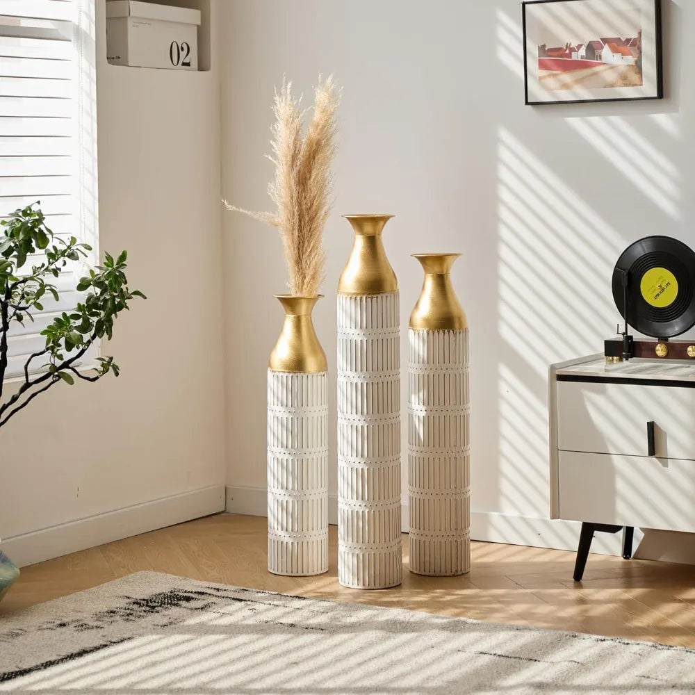 Gold Metal Vase