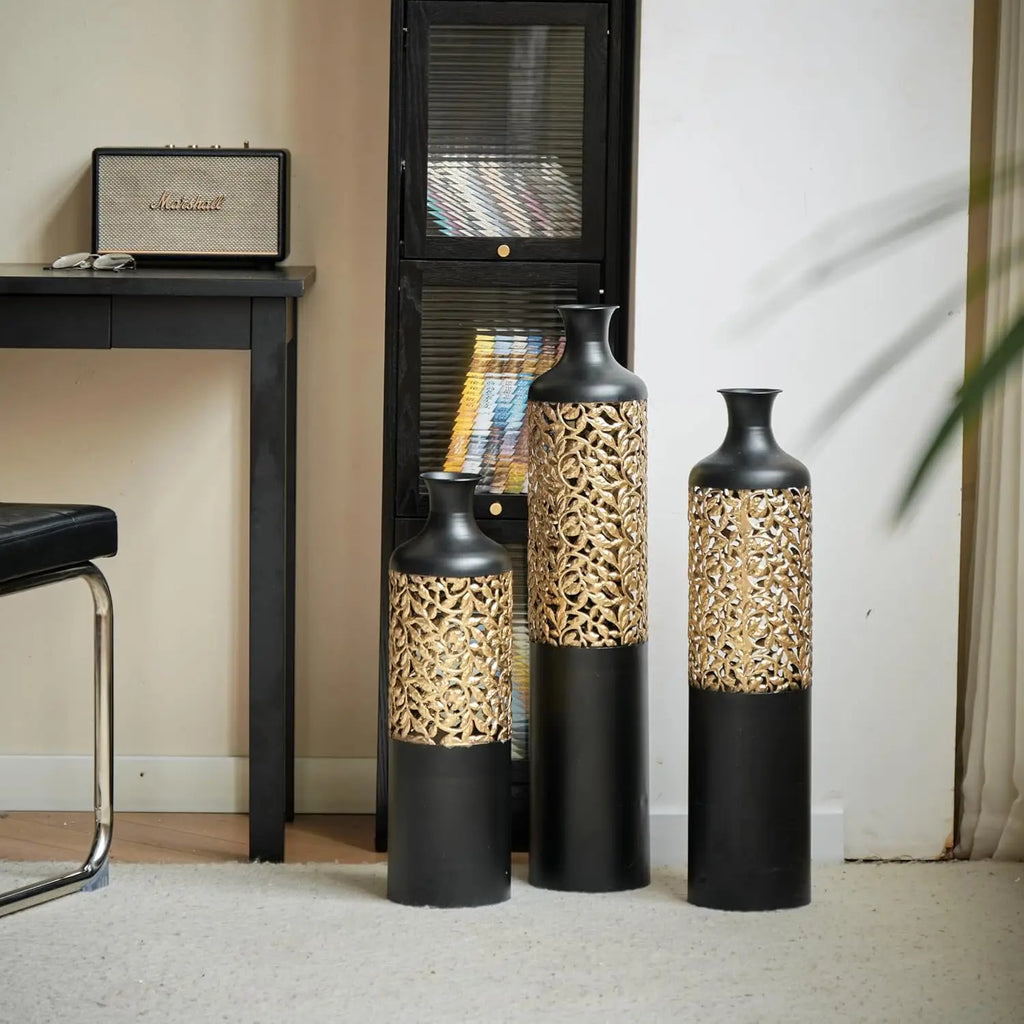 Gold Metal Vase