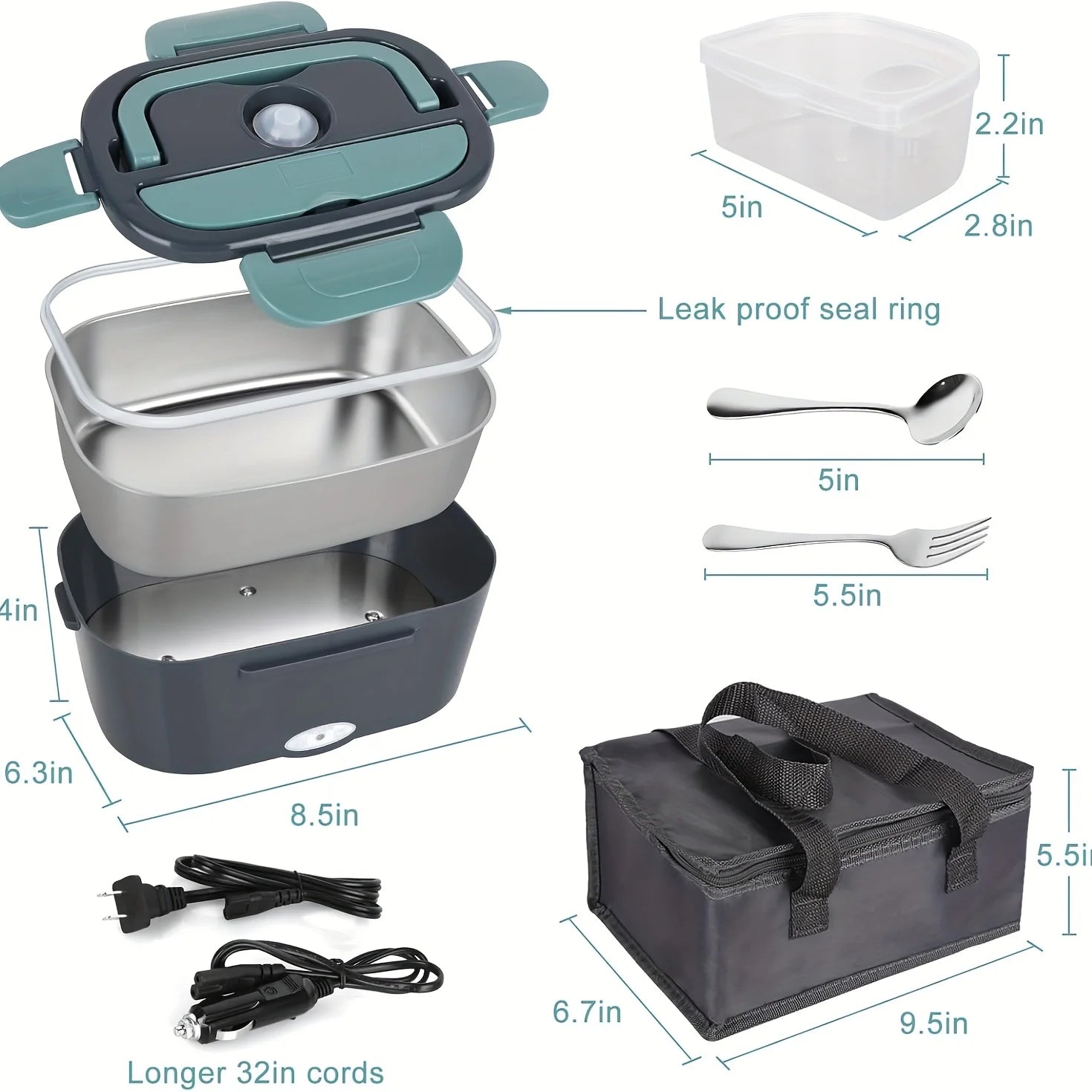 1.5 L 60W Electric Lunch Box