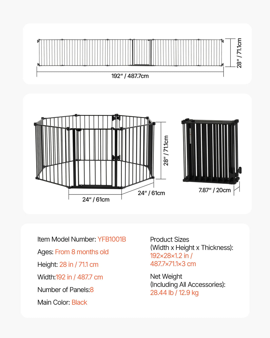 SucceBuy Baby and Pet Gate