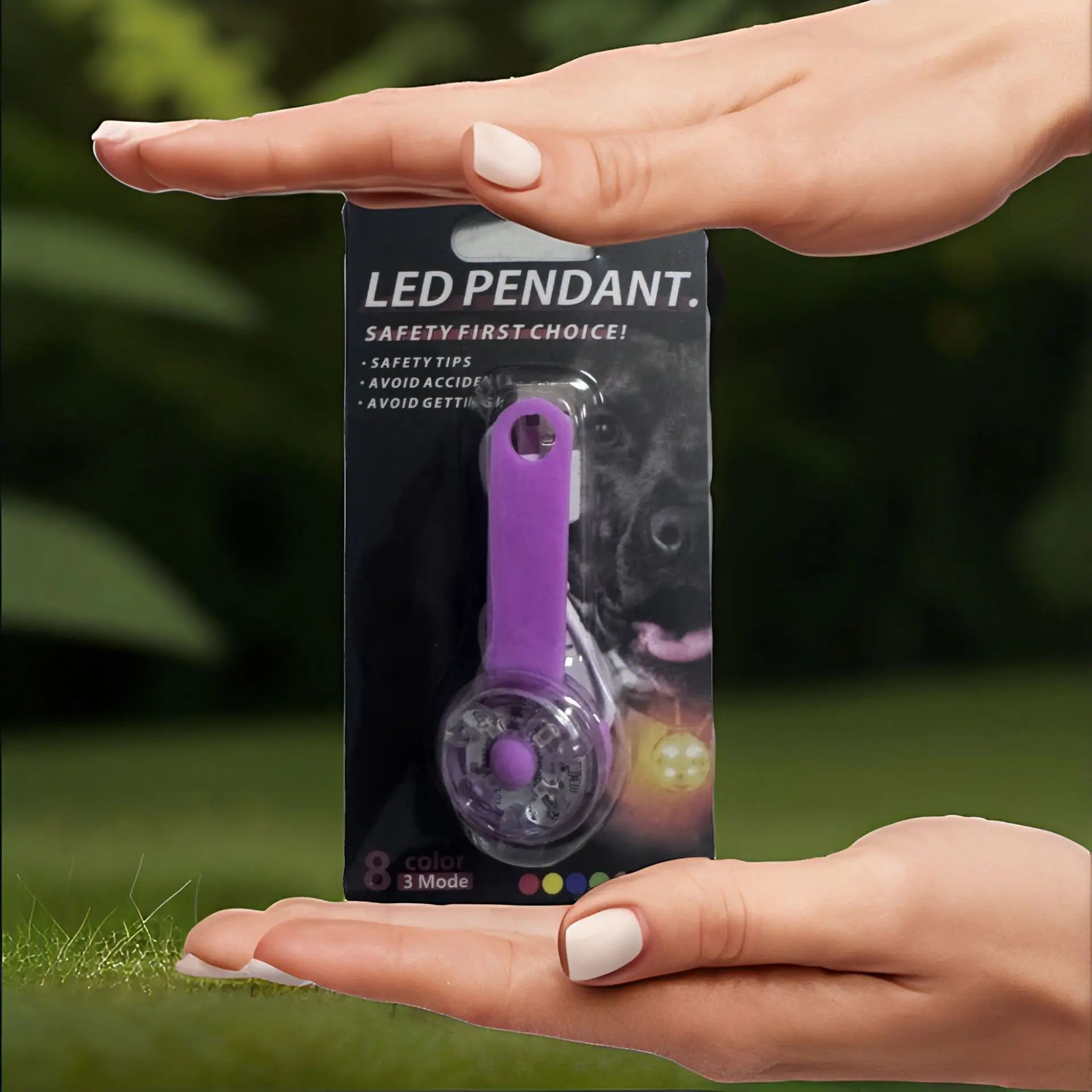 LED Pet Tracking Luminous Pendant
