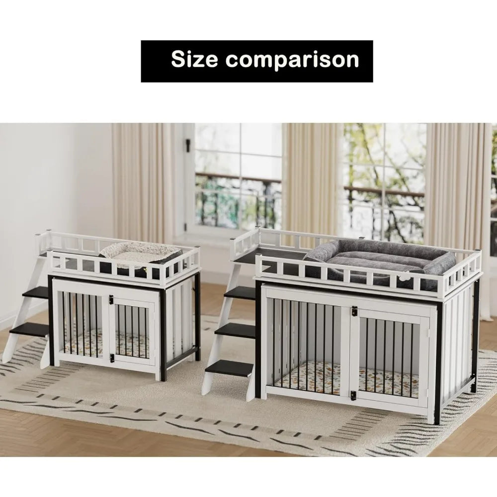 Loft-Style Dog Crate