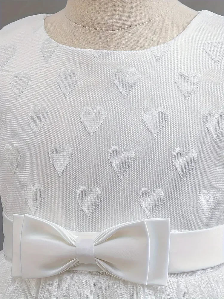 Girls Party Dresses Summer Luxury Elegant Bow Princess Dress