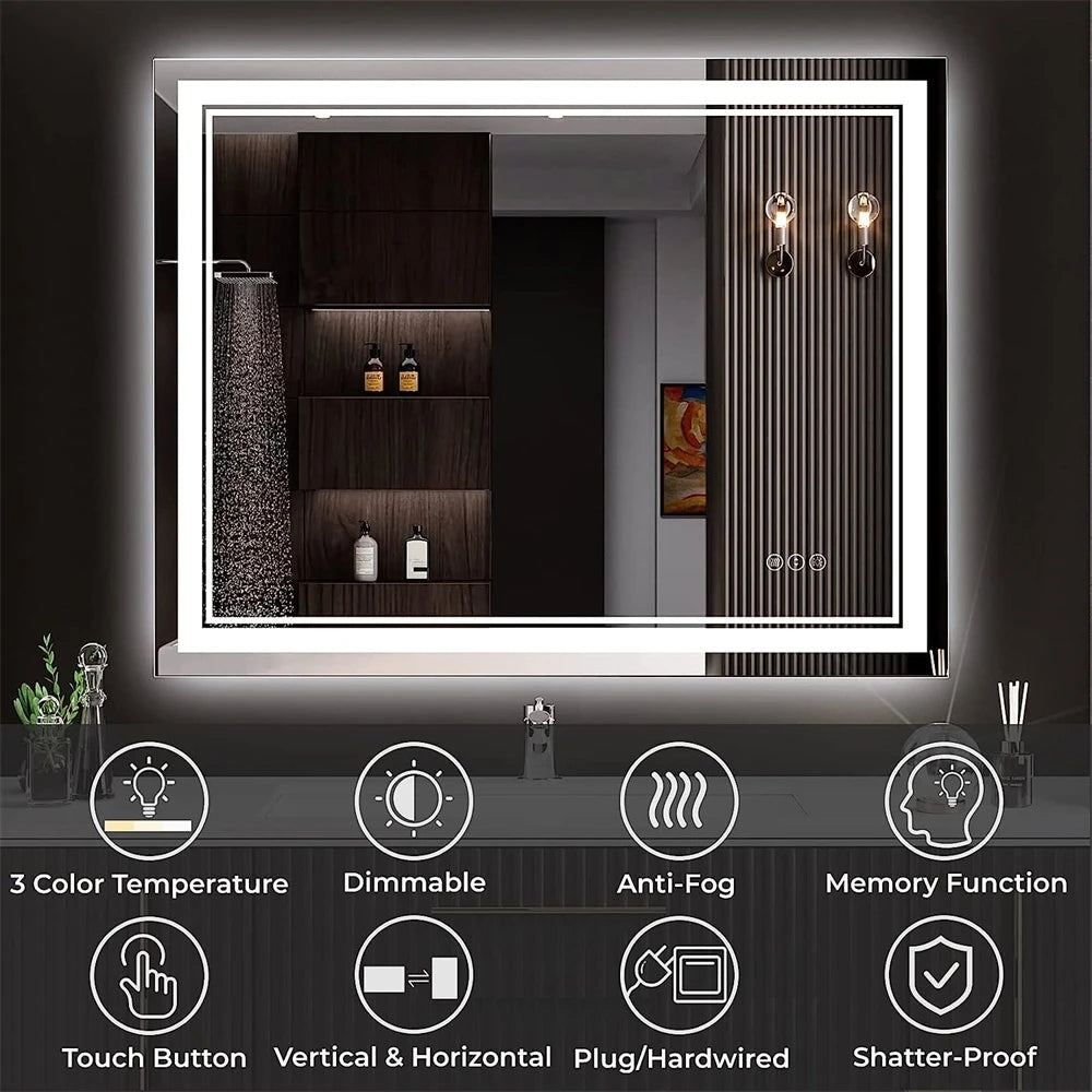 Wisfor LED Bathroom Mirror
