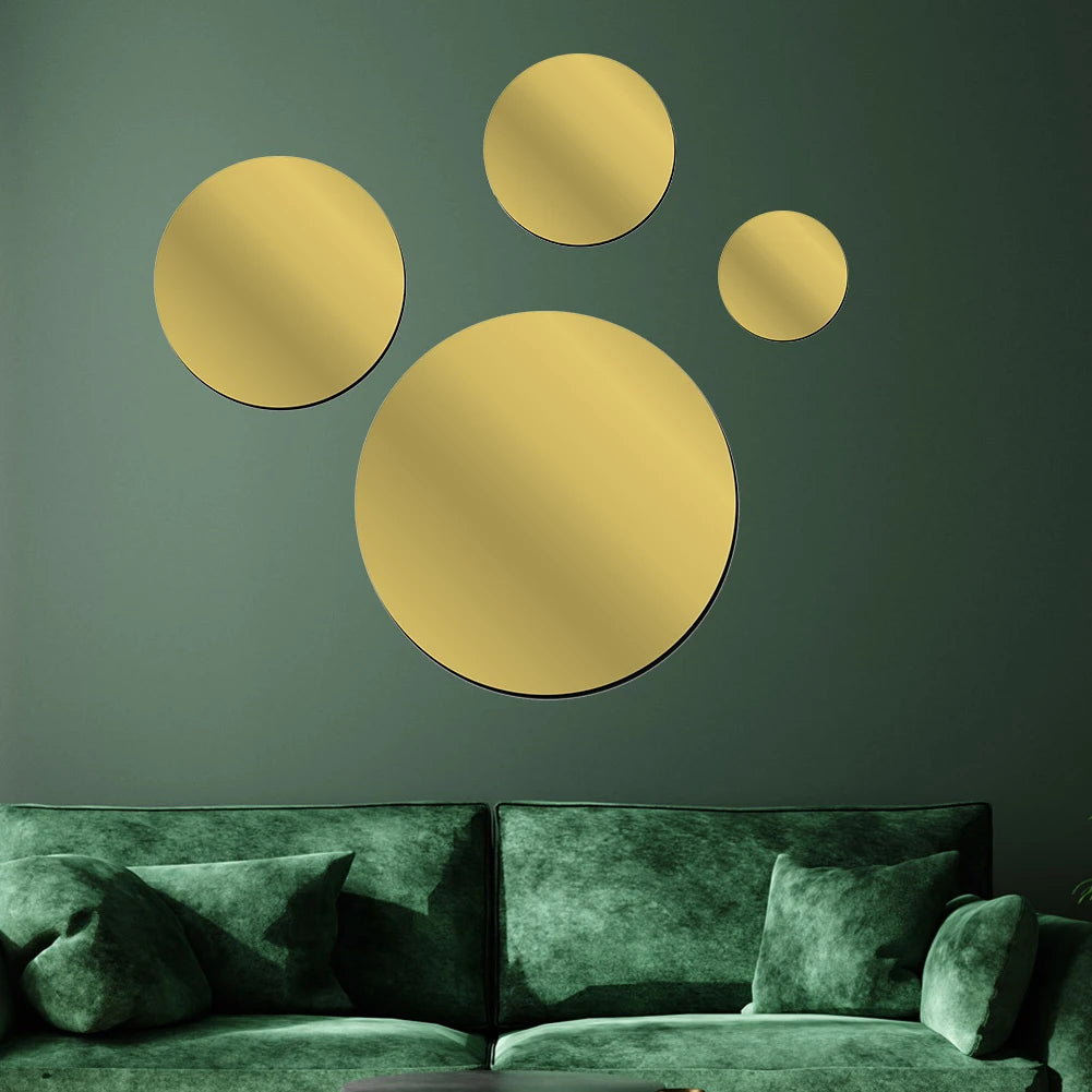 Small Circle Mirror Decals