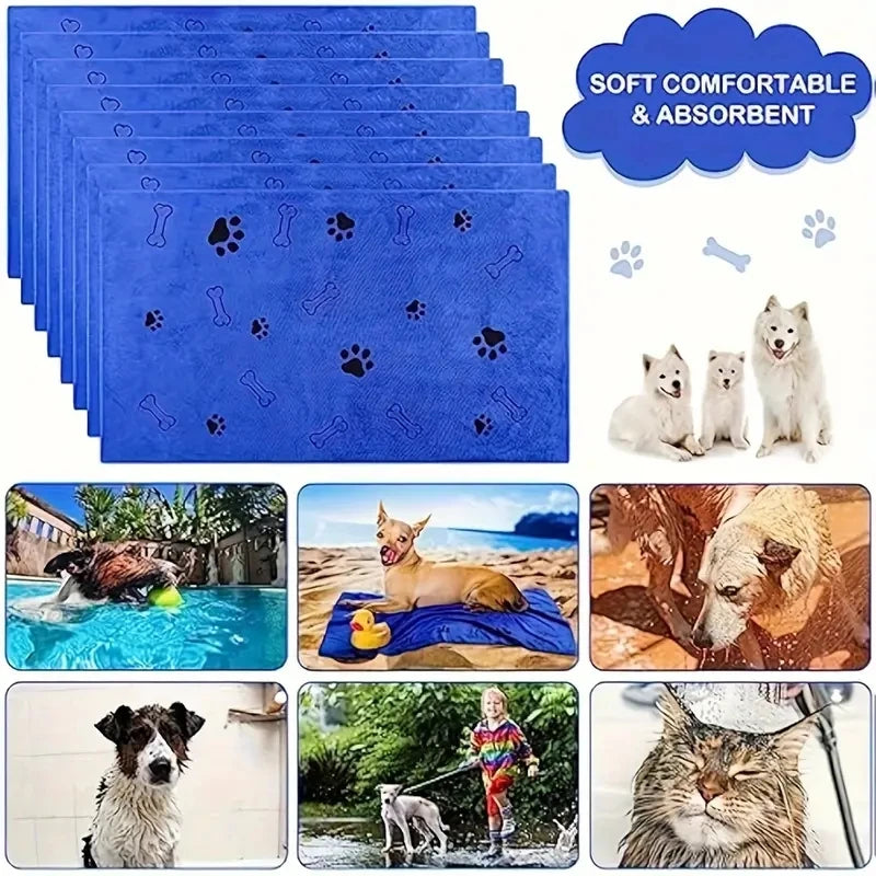 Soft Microfiber Dog Towels