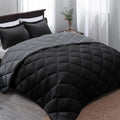 Square Design Full-Size Bed Comforter Set